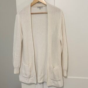 Madewell White Cotton Sweater